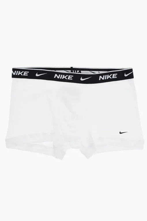 Outlet Set 2 Boxer in Cotone Stretch con Banda Elastica Logata Uomo Intimo