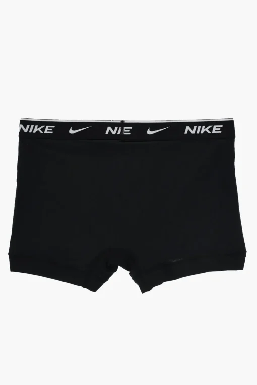 Outlet Set 3 Boxer in Cotone Stretch con Banda Elastica Logata Uomo Intimo