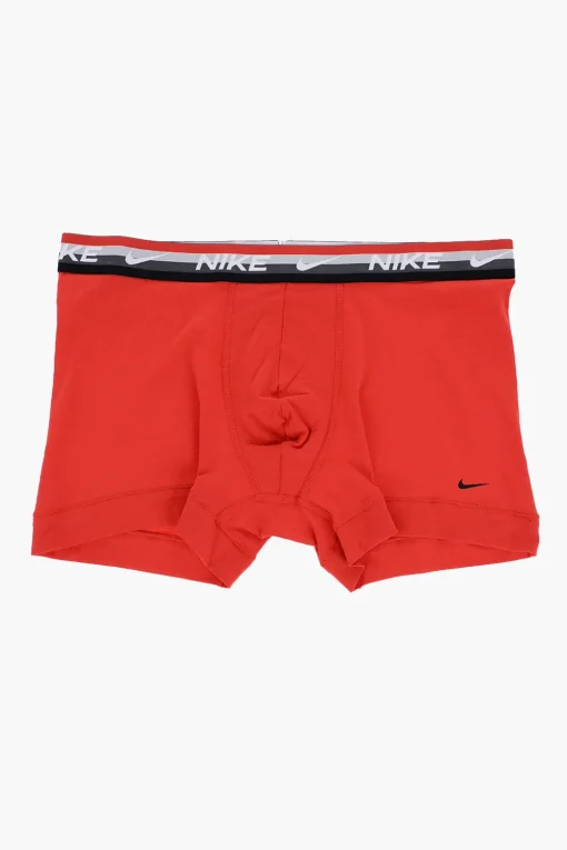 New Set 3 Boxer in Cotone Stretch con Banda Elastica Logata Uomo Intimo