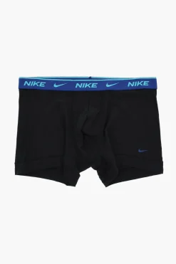 Set 3 Boxer in Cotone Stretch con Banda Elastica Logata>Nike Online