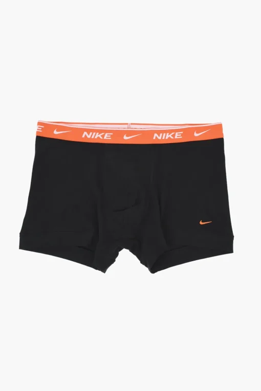 Set 2 Boxer in Cotone Stretch con Banda Elastica Logata>Nike Discount