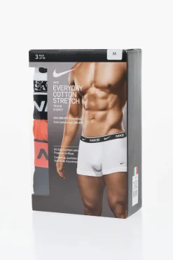 Set 3 Boxer in Cotone Stretch con Banda Elastica Logata>Nike Online
