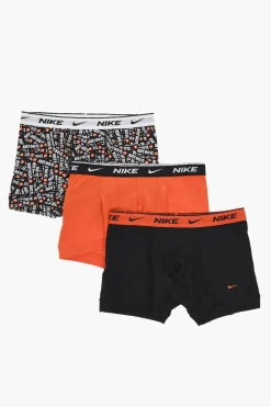 Set 3 Boxer in Cotone Stretch con Banda Elastica Logata>Nike Online
