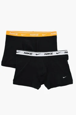 Fashion Set 2 Boxer in Cotone Stretch con Banda Elastica Logata Uomo Intimo