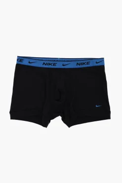 Outlet Set 3 Boxer in Cotone Stretch con Banda Elastica Logata Uomo Intimo