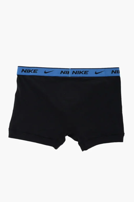 Outlet Set 3 Boxer in Cotone Stretch con Banda Elastica Logata Uomo Intimo