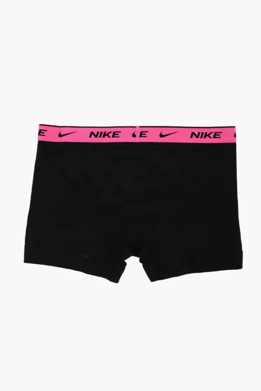 Outlet Set 3 Boxer in Cotone Stretch con Banda Elastica Logata Uomo Intimo
