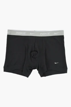 Set 3 Boxer in tinta Unita con Banda Elastica Logata>Nike Fashion