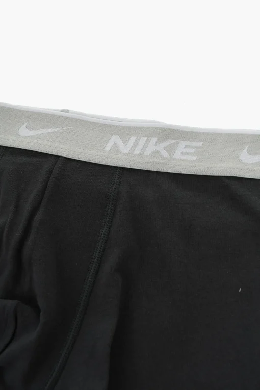 Set 3 Boxer in tinta Unita con Banda Elastica Logata>Nike Fashion