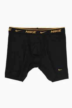 Set 3 Boxer in Tinta Unita con Logo a Contrasto></noscript>Nike Sale