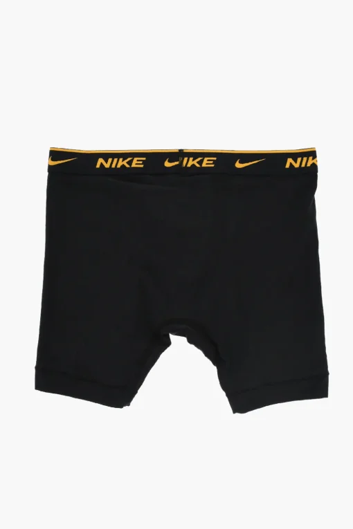 Set 3 Boxer in Tinta Unita con Logo a Contrasto>Nike Sale