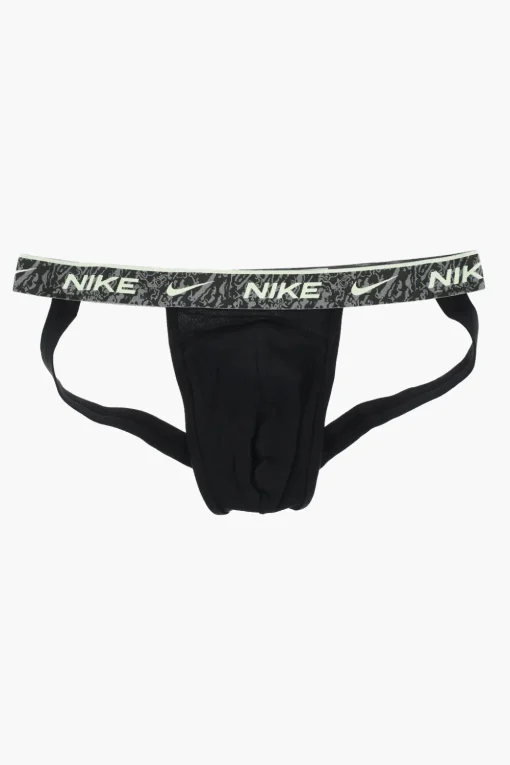 Outlet Set 3 Jockstrap in Cotone Stretch con Banda Elastica Logata Uomo Intimo