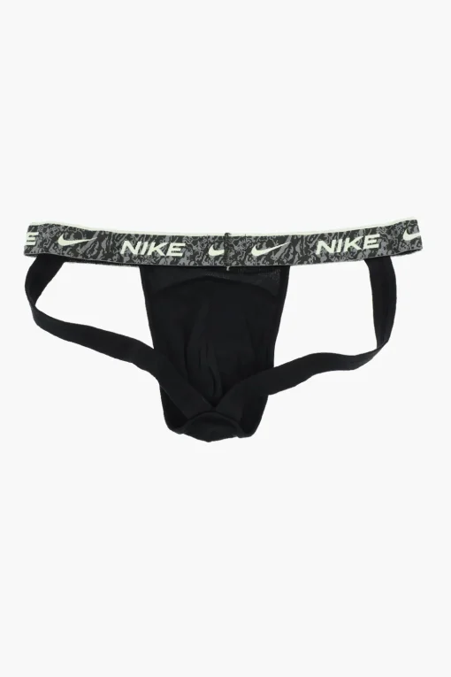 Outlet Set 3 Jockstrap in Cotone Stretch con Banda Elastica Logata Uomo Intimo