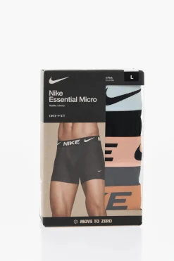 Set 3 Paia di Boxer a Tinta Unita con Banda Logata>Nike Hot