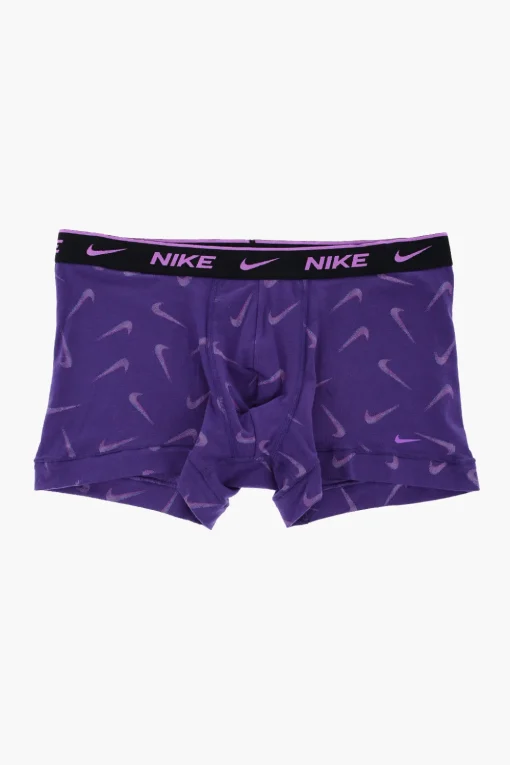 Clearance Set 3 Paia di Boxer con Banda In Vita Logata Uomo Intimo