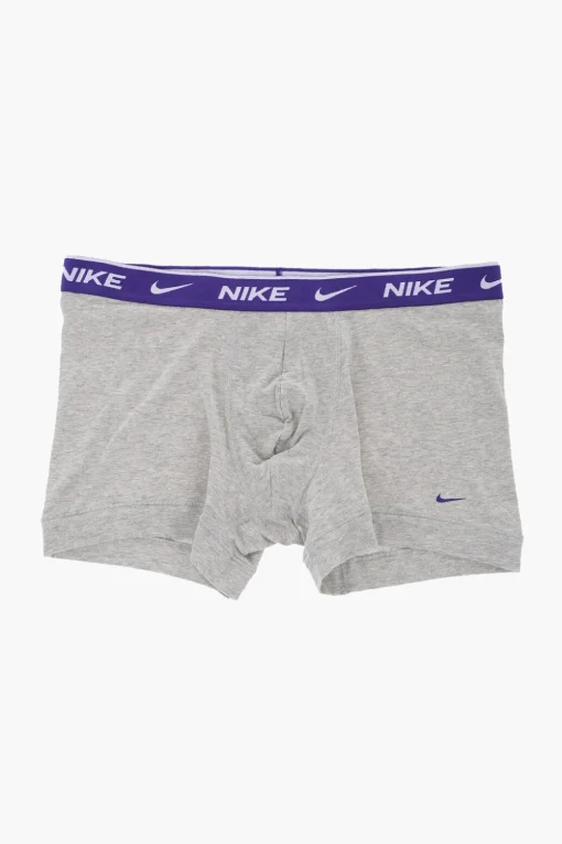 Clearance Set 3 Paia di Boxer con Banda In Vita Logata Uomo Intimo