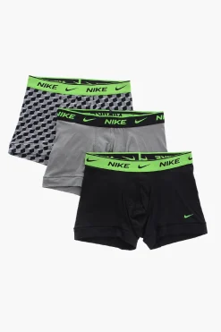 Discount Set 3 Paia di Boxer con Banda Logata in Vita Uomo Intimo