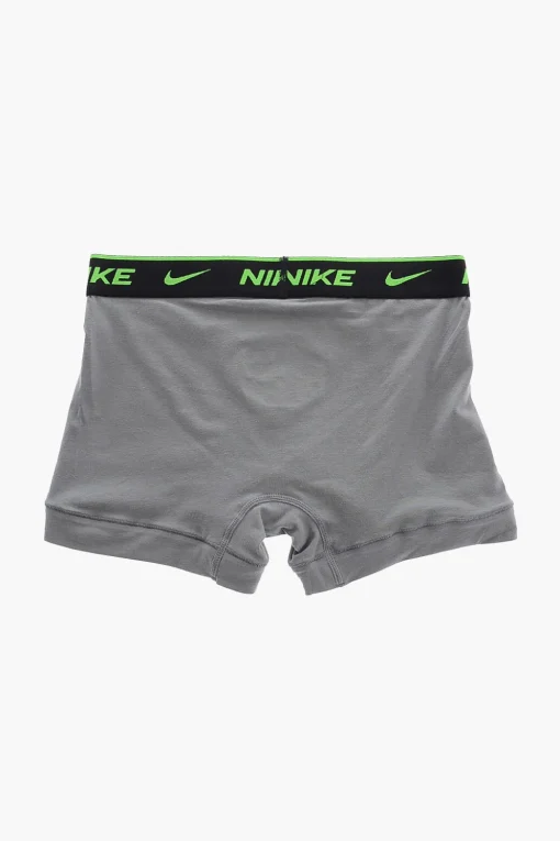 Discount Set 3 Paia di Boxer con Banda Logata in Vita Uomo Intimo