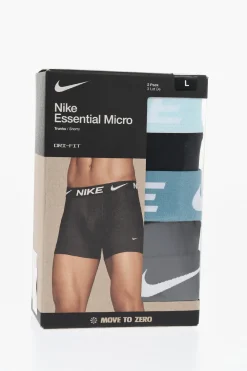 Fashion Set 3 Paia di Boxer Dri-Fit con Banda In Vita Logata Uomo Intimo
