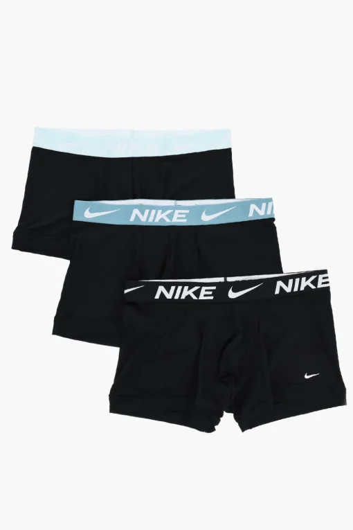 Fashion Set 3 Paia di Boxer Dri-Fit con Banda In Vita Logata Uomo Intimo