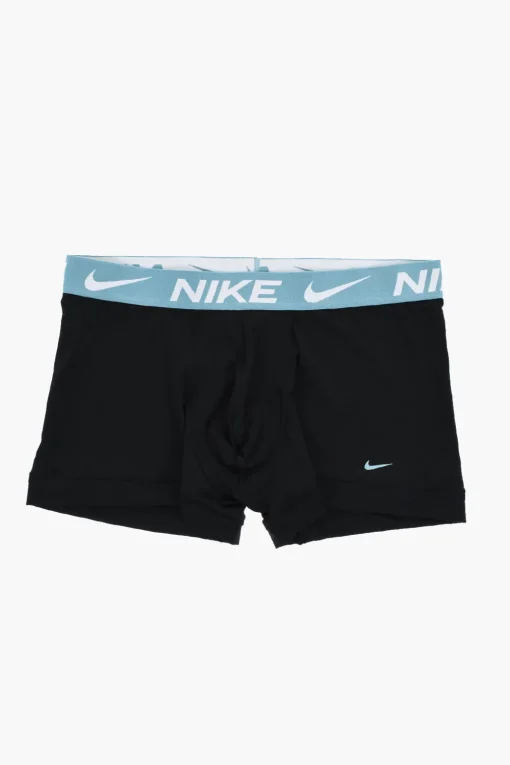 Fashion Set 3 Paia di Boxer Dri-Fit con Banda In Vita Logata Uomo Intimo
