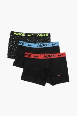 Fashion Set 3 Paia di Boxer DRI-FIT con Elastico Alla Vita Logato Uomo Intimo