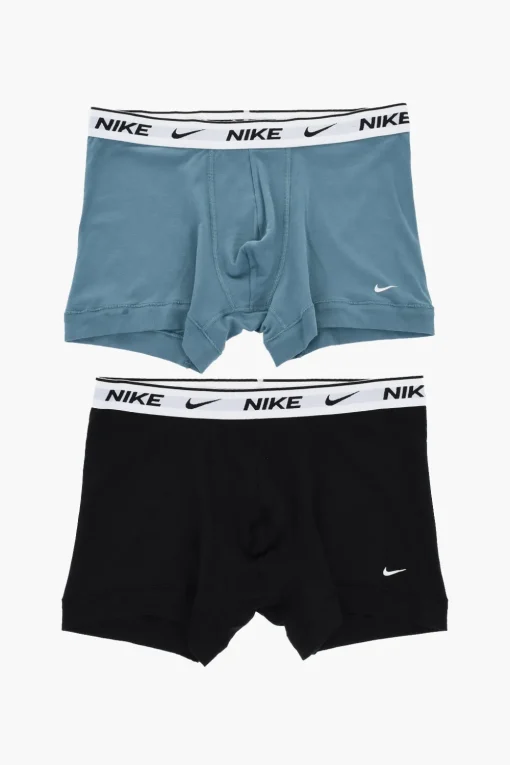Set 2 Paia di Boxer in Cotone Stretch Dri-Fit>Nike Outlet