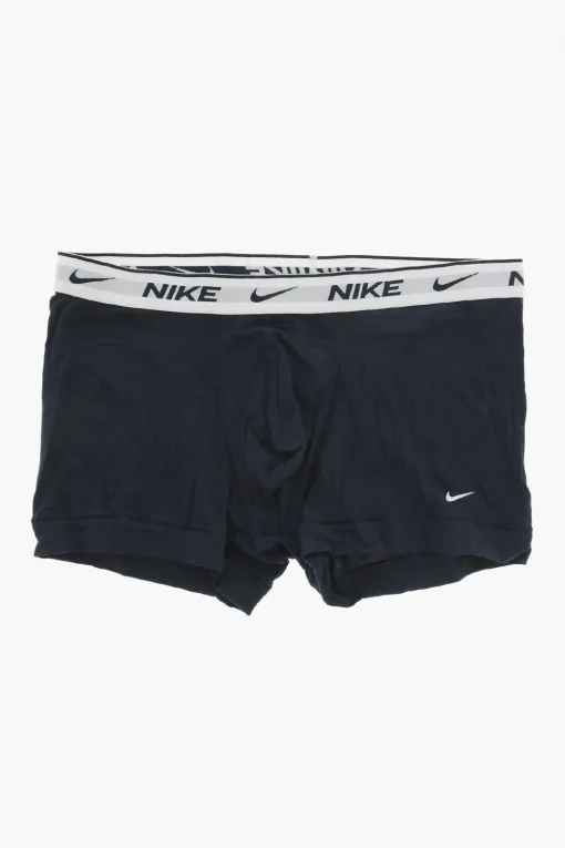Fashion Set 3 Paia di Boxer in Cotone Stretch con Banda Logata Uomo Intimo
