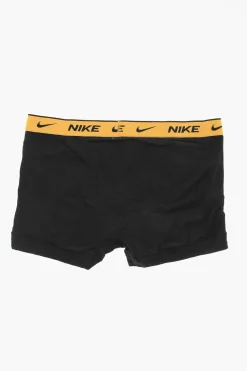 Outlet Set 3 Paia di Boxer in Cotone Stretch con Banda Logata Uomo Intimo