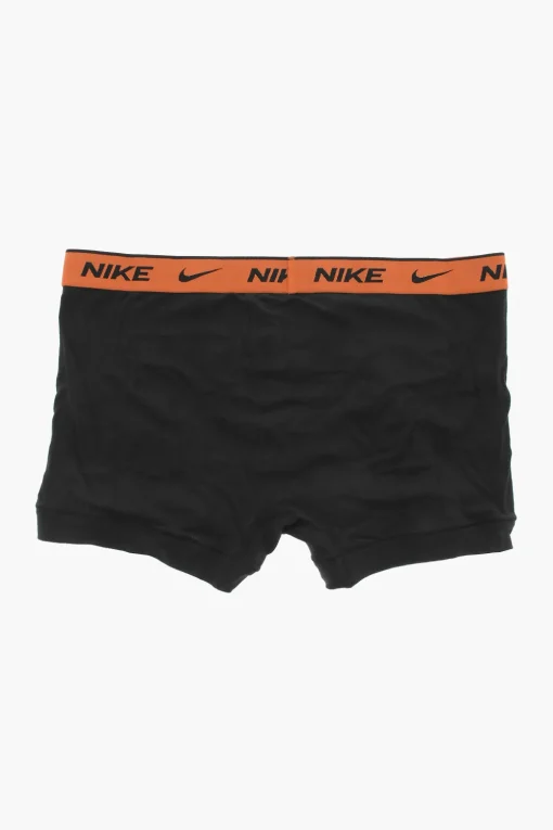Outlet Set 3 Paia di Boxer in Cotone Stretch con Banda Logata Uomo Intimo