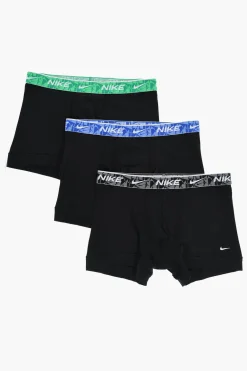 Best Set 3 Paia di Boxer in Cotone Stretch con Banda Elastica Logata Uomo Intimo
