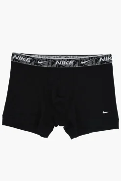 Best Set 3 Paia di Boxer in Cotone Stretch con Banda Elastica Logata Uomo Intimo