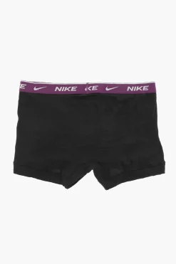 New Set 3 Paia di Boxer in Cotone Stretch con Banda Logata Uomo Intimo