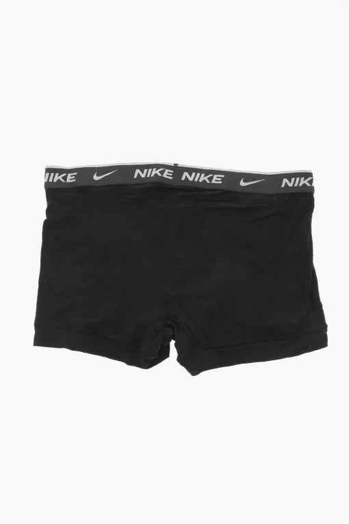 New Set 3 Paia di Boxer in Cotone Stretch con Banda Logata Uomo Intimo