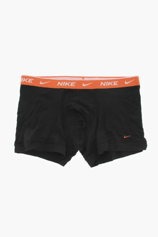 New Set 3 Paia di Boxer in Cotone Stretch con Banda Logata Uomo Intimo
