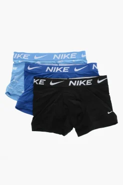 Set 3 Paia di Boxer in Tinta unita con Banda Elastica Logata>Nike Sale