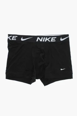 Set 3 Paia di Boxer in Tinta unita con Banda Elastica Logata></noscript>Nike Sale