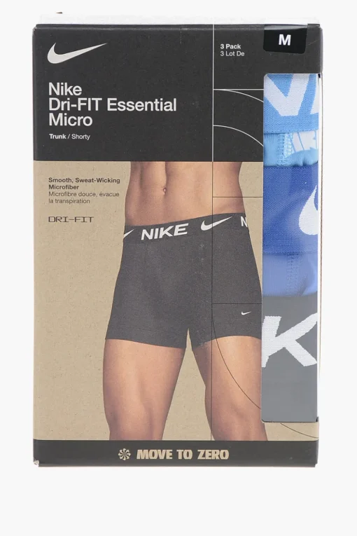 Set 3 Paia di Boxer in Tinta unita con Banda Elastica Logata>Nike Sale