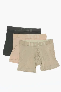 Sale Set 3 Paia di Boxer in Tinta Unita Uomo Intimo