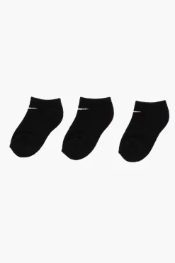 Set 3 Paia di Calzini a Tinta Unita con Logo a Contrasto>Nike KIDS Outlet