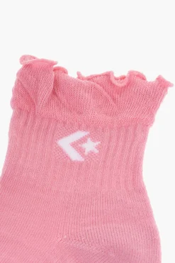 Outlet Set 2 Paia di Calzini in Tessuto Stretch con Bordo Smerlato Donna Intimo