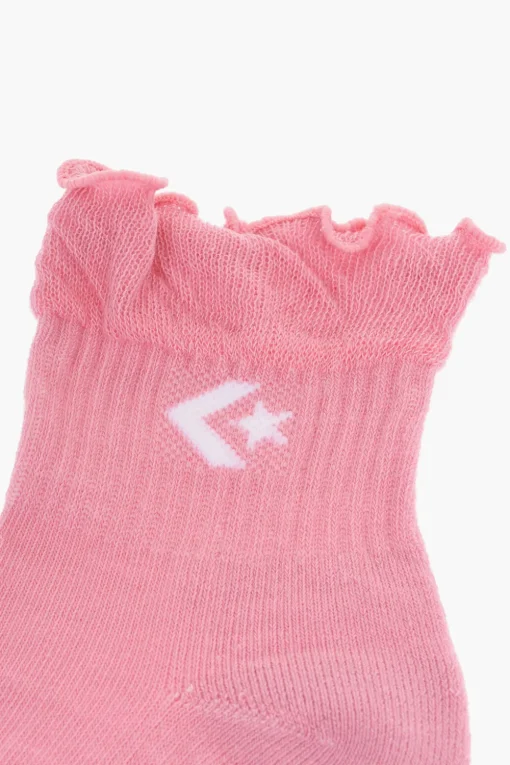 Outlet Set 2 Paia di Calzini in Tessuto Stretch con Bordo Smerlato Donna Intimo