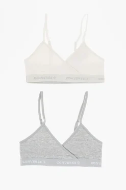Set 2 Paia di Reggiseni a Triangolo con Banda Logata>Converse KIDS Discount