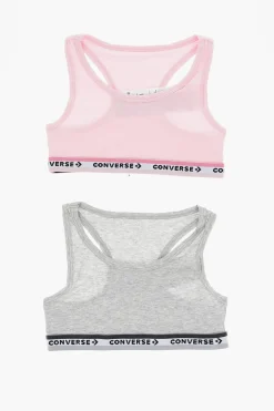 Clearance Set 2 Paia di Reggiseni Sportivi Racerback con Banda Logata Abbigliamento