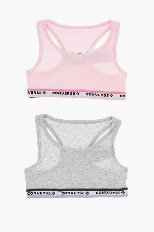 Clearance Set 2 Paia di Reggiseni Sportivi Racerback con Banda Logata Abbigliamento