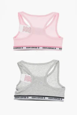Clearance Set 2 Paia di Reggiseni Sportivi Racerback con Banda Logata Abbigliamento