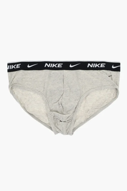 Set 3 Paia di Slip in Cotone Stretch con Banda Elastica Logata>Nike Fashion