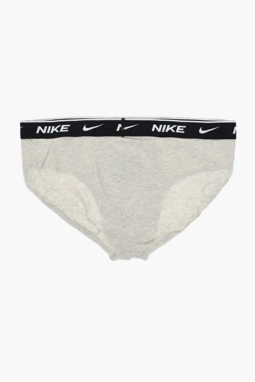 Set 3 Paia di Slip in Cotone Stretch con Banda Elastica Logata>Nike Fashion