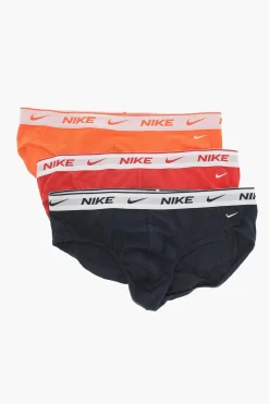 Outlet Set 3 Paia di Slip in Cotone Stretch Uomo Intimo