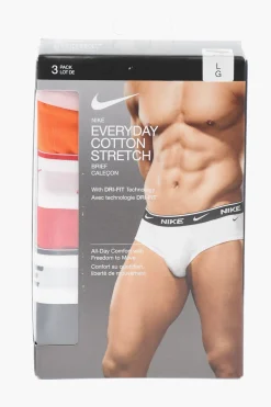 Outlet Set 3 Paia di Slip in Cotone Stretch Uomo Intimo